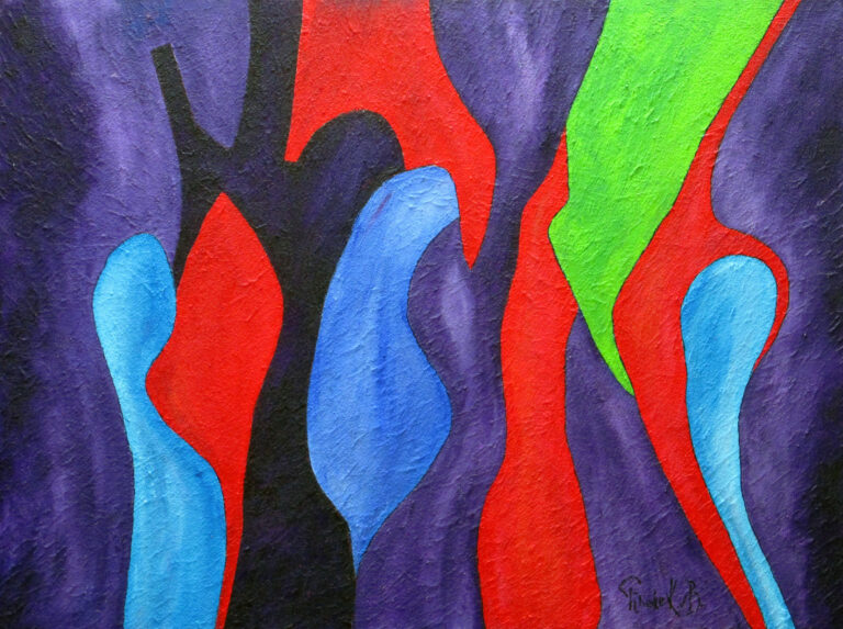 ©-Tineke-Kleij-van-den-Boomen-–-An-isolated-voice-Acrylic-on-linen-80-x-60-cm-2016